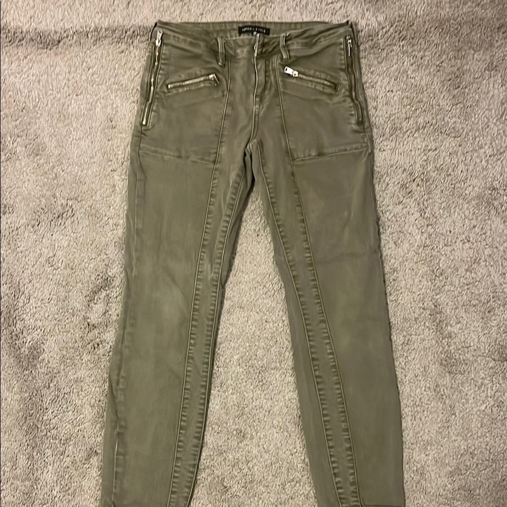 Olive Green Women's Jeans